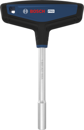 Tua vít đầu chữ T Bosch PRO với tay cầm tiện dụng.